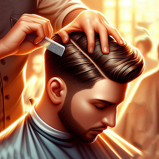 Barber Shop-Hair Cutting Game  Icon