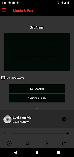 Android application Q 100.7 screenshort