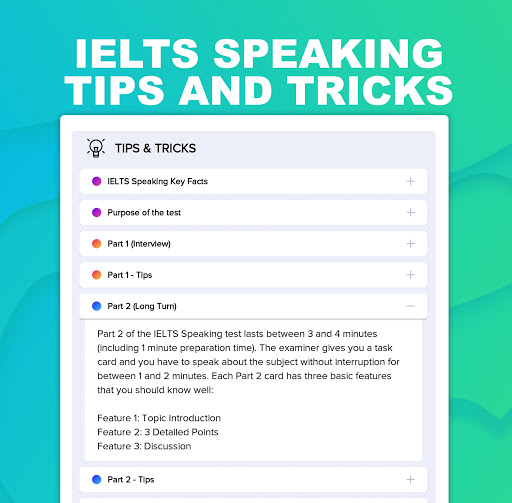 Screenshot of IELTS® Speaking Pro