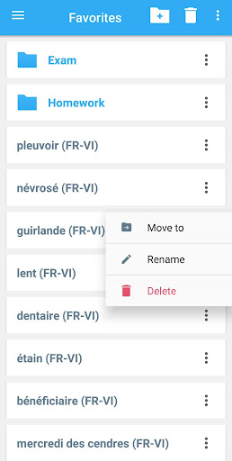 Screenshot of Vietnamese-French Dictionary