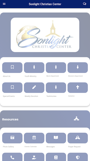Android application Sonlight Christian Center screenshort