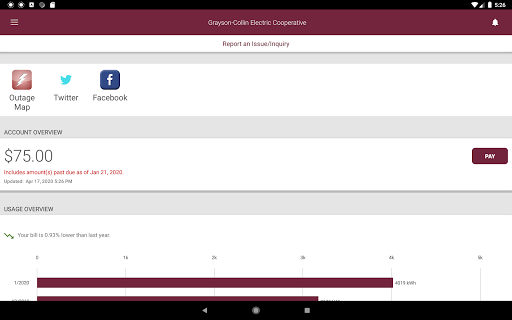 Screenshot of MyGCEC