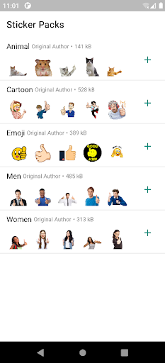 Android application Thumbs Up Stickers Pro screenshort