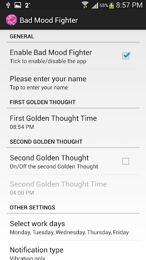 Android application Bad Mood Fighter screenshort