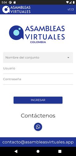 Asambleas virtuales Screen 2