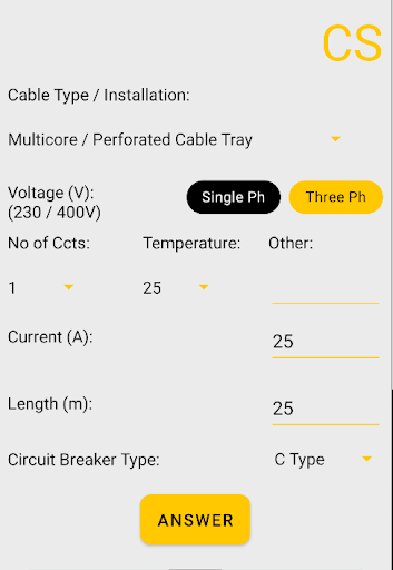 Cable Size