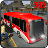 Commercial Bus City Driving 3D icon