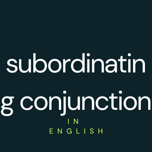 subordinating conjunction logo