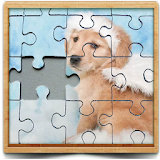 cute dog photo Jigsaw puzzle game icon