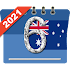 Calendar 2021 with Public Holidays in Australia3.7