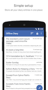 Offline Diary MOD APK (Full Unlocked) Download for Android 1