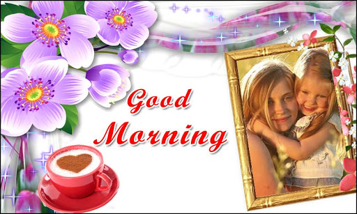 Android application Good Morning Photo Frames screenshort
