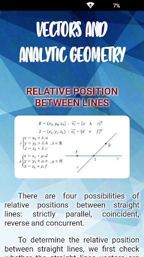Vectors and Analytic Geometry Screen 2
