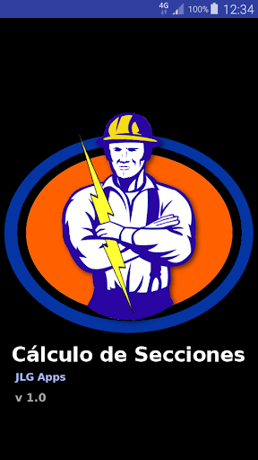 Android application Cálculo de Secciones REBT screenshort