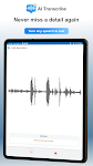screenshot of AI Transcribe Speech to Text