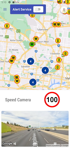 Speed Camera (Melbourne) Screen 2