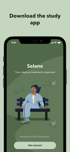Android application Selene Migraine Study App screenshort