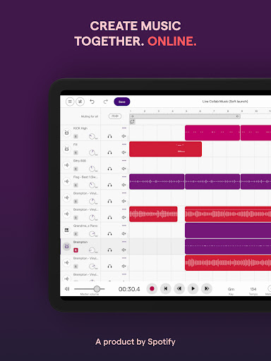 Screenshot of Soundtrap Studio