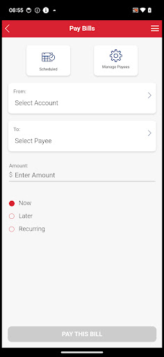 Frontline Credit Union Screen 3