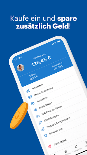 Android application Cashback App Shoop screenshort