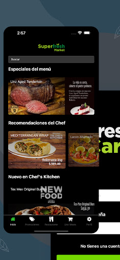 SuperFresh App Screen 2