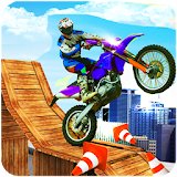 Tricky Bike Stunt Master: Motocross Game icon