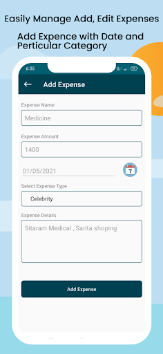 Expense Manager-Money Planning Screen 2