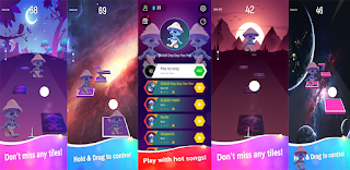 Smurf Cat Tiles Hop - Screenshot 1