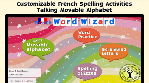 Android application French Words - Learn spelling screenshort
