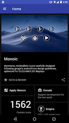 Monoic White Minimal Icon Packのおすすめ画像4