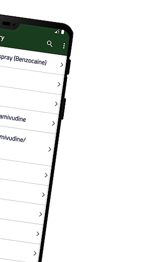 Medicine Dictionary Screen 2