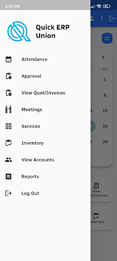 QUICK ERP - UNION Screen 3