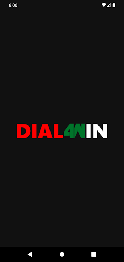 Android application Dial4Win screenshort