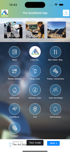 Android application The Southland App screenshort