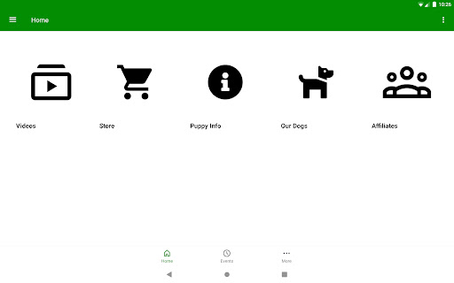 Screenshot of QBN App