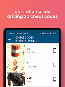 India Bike Driving Cheat Code