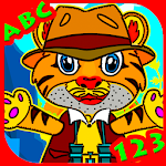 Tiger & Super Pig Explore -  Free games for kids Apk