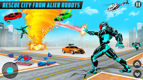 Panther Robot Police Car Games  Screenshots 15