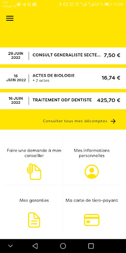 MLC Mutuelle Screen 3