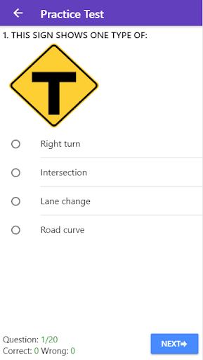 Practice Test Usa Road Signs By Divapp Google Play United States Searchman App Data Information