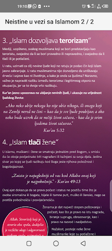 Neistine u vezi sa Islamom Screen 3