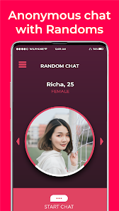 Screenshot 5 Random Chat Girls - Flirt chat android