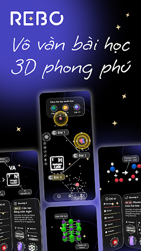 Android application Rebo Hóa học 3D & AR screenshort