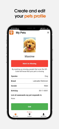 Gotcha! Lost & Found App Screen 3