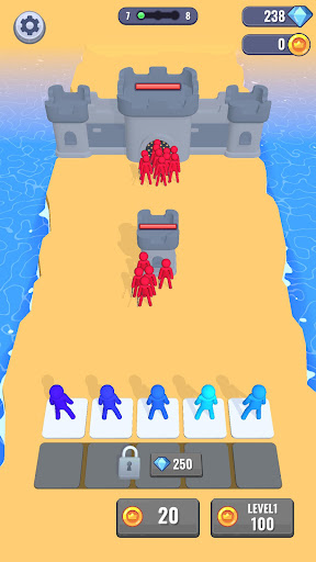 Android application Castle Merge Raid screenshort
