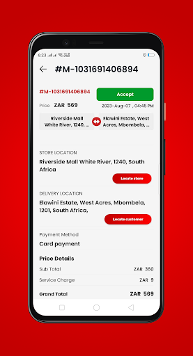 MEDEEZE Delivery Screen 3