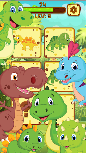 jungle animals memory games for kids.matching game