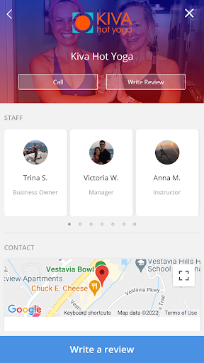 Android application Rise + Refine Hot Yoga screenshort