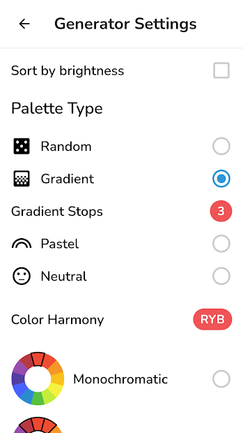 Screenshot 7 Pigments: Color Scheme Creator android