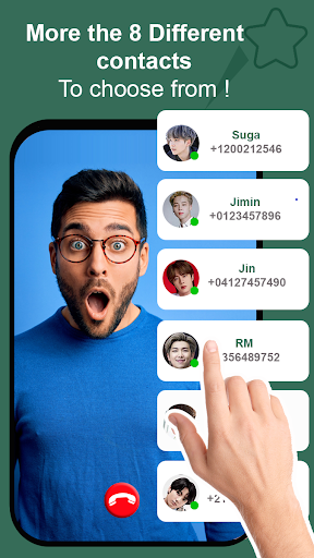 Jimin Fake Call Video & Chat Screen 3